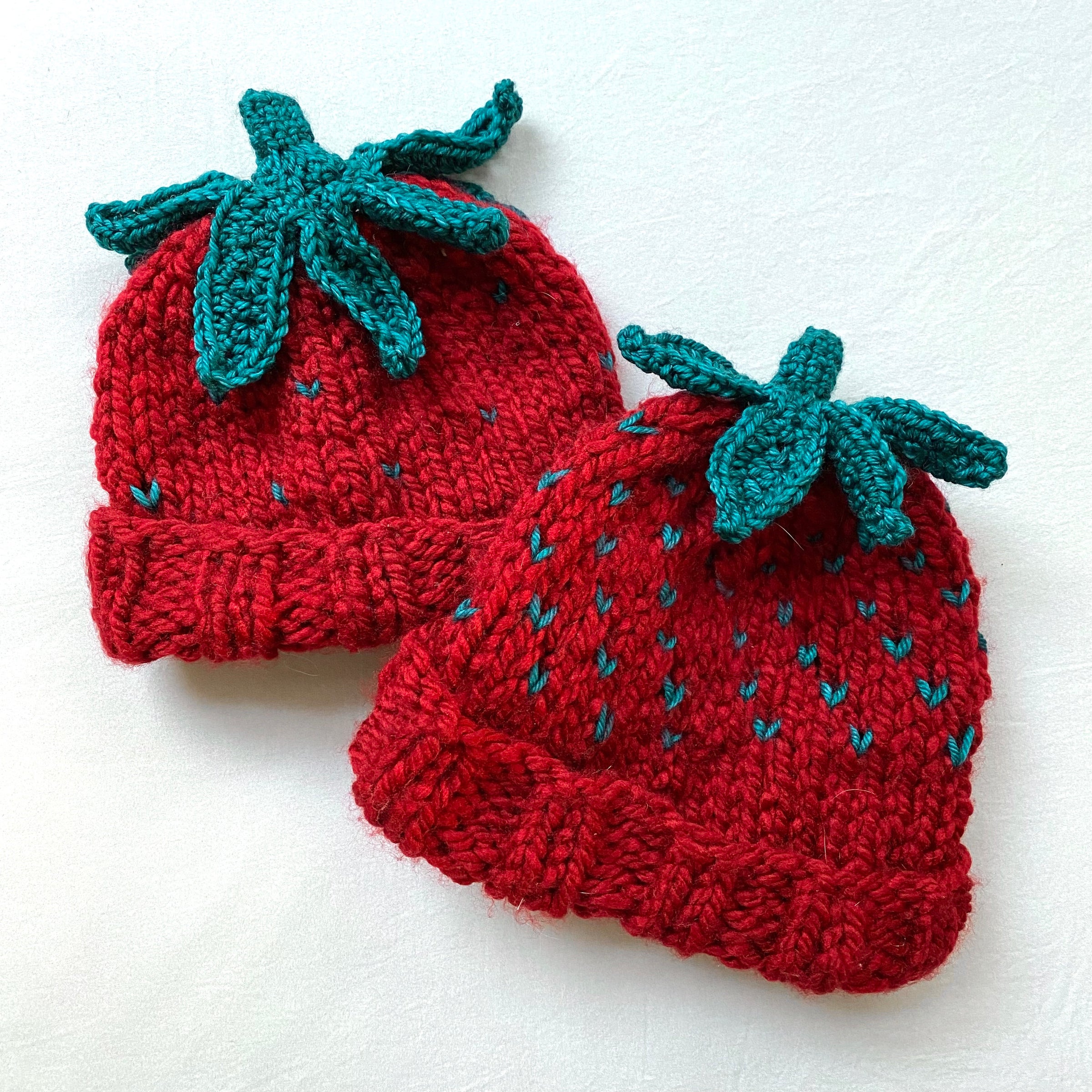 Red Custom-Made Knit Hat by @creativelym WR80936.jpg main image 2